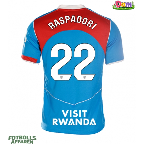 Atletico Madrid Giacomo Raspadori #22 Tredje Tröja Kvinnor 2025-26 Kortärmad